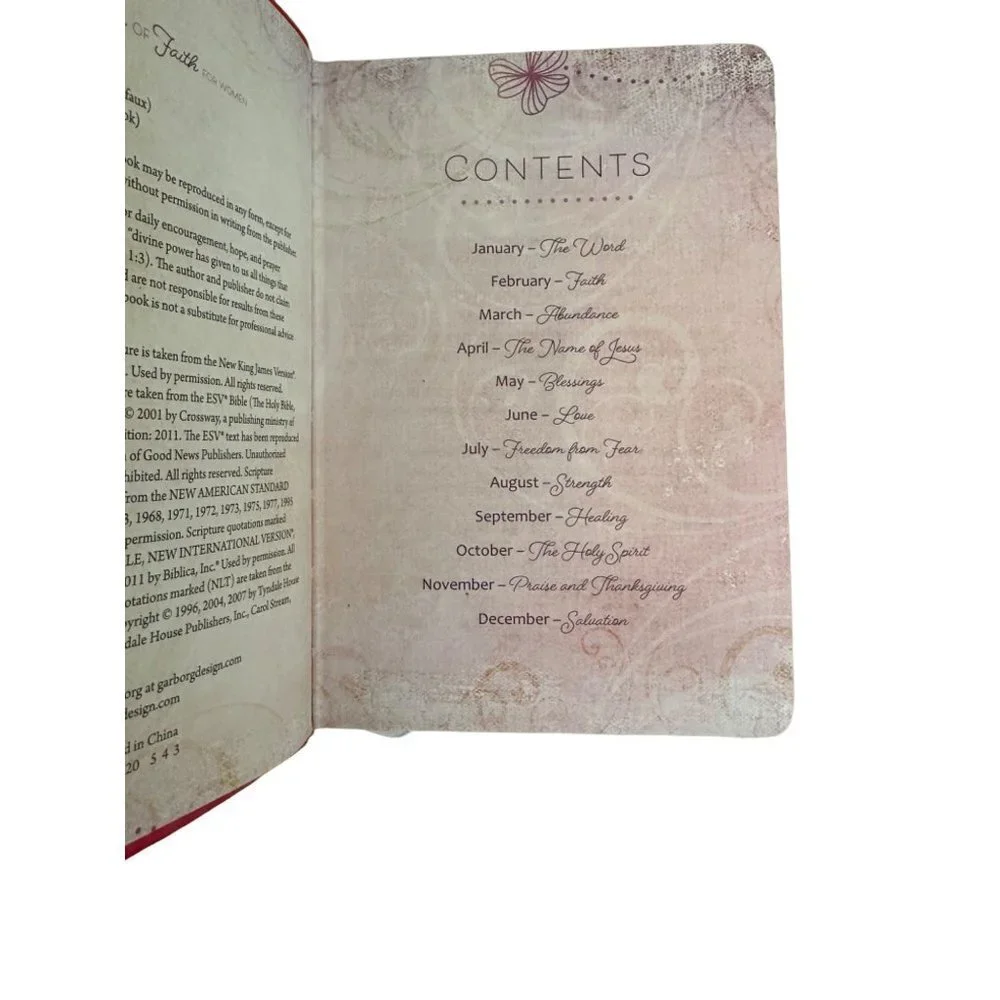 Daily Declarations of Faith For Women Devotions for the Year Sku 0036